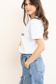 Elite Paris |  T-shirt with print Gelato | white | Picture 5