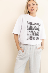 Elite Paris |  T-shirt with print Photo | white | Picture 2