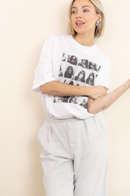 Elite Paris |  T-shirt with print Photo | white | Picture 5