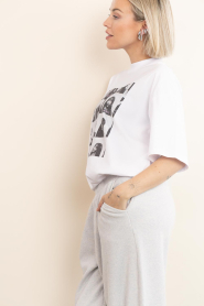 Elite Paris |  T-shirt with print Photo | white | Picture 6