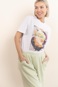 Elite Paris |  wit | Basic t-shirt Fit | Picture 4