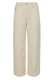 Lois Jeans |  Wide leg linen pants Skater L32 | natural | Picture 1