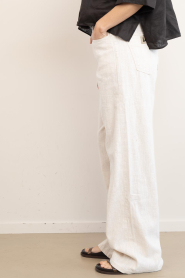Lois Jeans |  Wide leg linen pants Skater L32 | natural | Picture 5