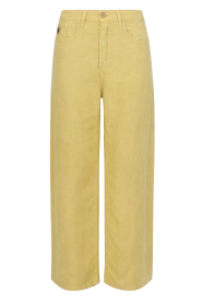 Lois Jeans |  Wide leg linen pants Skater L32 | yellow