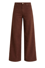Lois Jeans |  Wide leg linen pants Marlene L32 | brown