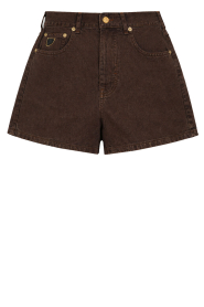 Lois Jeans |  Denim short Sandra | dark brown | Picture 1