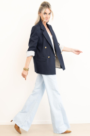 Lois Jeans |  High waist flared jeans Palas L34 | blue | Picture 3
