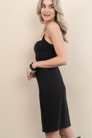 Herskind |  Bustier midi dress Roselini | black | Picture 5