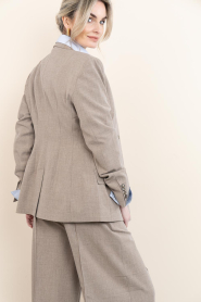 Herskind |  Double breasted blazer Laila | beige | Picture 9