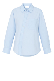Herskind :  Cotton blouse Lorenzo | blue - img10