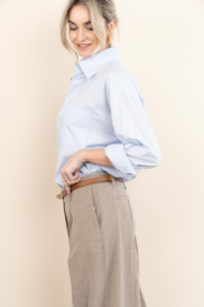 Herskind :  Cotton blouse Lorenzo | blue - img8