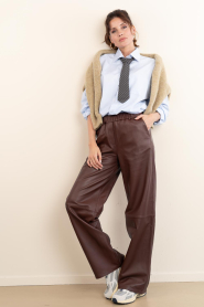 Herskind :  Cotton blouse Lorenzo | blue - img5