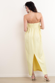 Herskind :  Strapless dress Diaz | yellow - img9