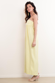 Herskind :  Strapless dress Diaz | yellow - img8