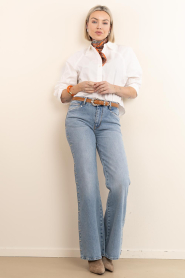 Herskind :  Cropped blouse Elsie | white - img3