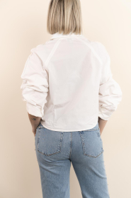 Herskind :  Cropped blouse Elsie | white - img8