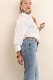 Herskind :  Cropped blouse Elsie | white - img7