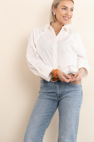 Herskind :  Cropped blouse Elsie | white - img6