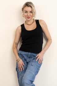 Herskind |  Ribbed sleeveless top Morris | black | Picture 4