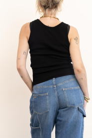 Herskind :  Ribbed sleeveless top Morris | black - img6