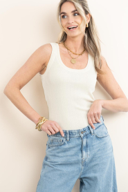 Herskind |  Ribbed sleeveless top Morris | natural | Picture 4