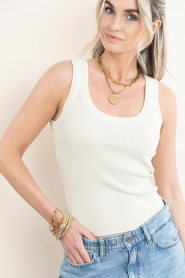 Herskind |  Ribbed sleeveless top Morris | natural | Picture 7