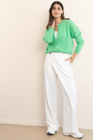 Herskind |  Linen mix trousers Alina | natural | Picture 4