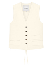 Herskind |  Linen mix waistcoat Samos | natural | Picture 1