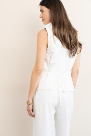 Herskind |  Linen mix waistcoat Samos | natural | Picture 10