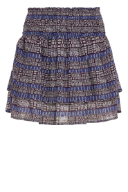Devotion |  Mini skirt with print Clond | blue | Picture 1