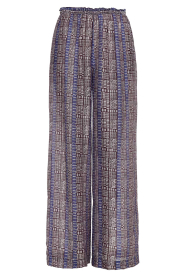 Devotion |  Wide leg pants with print Isola | blue | Picture 1