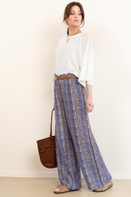 Devotion |  Wide leg pants with print Isola | blue | Picture 2