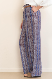 Devotion |  Wide leg pants with print Isola | blue | Picture 5