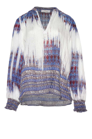 Devotion |  Top with print Boheme | blue | Picture 1
