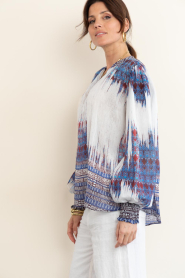 Devotion |  Top with print Boheme | blue | Picture 9