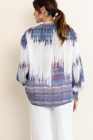 Devotion |  Top with print Boheme | blue | Picture 10
