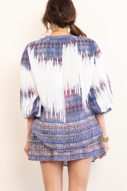 Devotion :  Top with print Boheme | blue - img8
