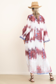 Devotion :  Dress with print Freesia | red - img7