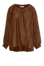 Devotion |  Transparent blouse Vagari | brown | Picture 1