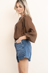Devotion |  Transparent blouse Vagari | brown | Picture 7