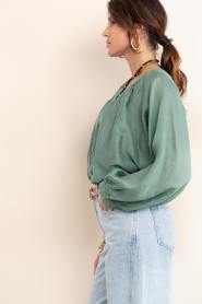 Devotion |  Transparent blouse Vagari | green | Picture 8