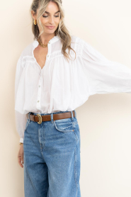 Devotion |  Cotton blouse Bloom | natural | Picture 5