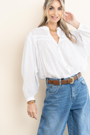 Devotion |  Cotton blouse Bloom | natural | Picture 2