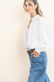 Devotion |  Cotton blouse Bloom | natural | Picture 6
