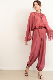 Devotion |  Barrel pants Silkstone | dark pink | Picture 4