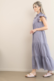 Devotion :  Cotton layered dress Lunaire | purple - img5