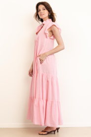 Devotion |  Cotton layered dress Lunaire | pink | Picture 9