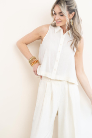 Devotion |  Blouse with ruffles Solstice | natural | Picture 4