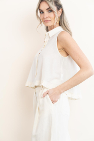 Devotion |  Blouse with ruffles Solstice | natural | Picture 7