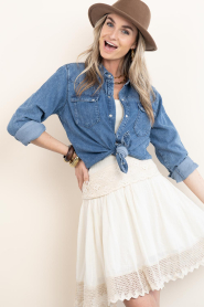 Devotion |  Mini skirt with embroidery Sunbeam | natural | Picture 2